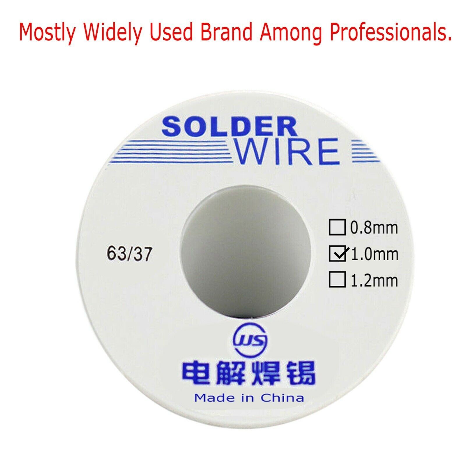 63/37 1MM Tin Lead Rosin Core Flux Solder Wire for Electrical Solderding 100g
