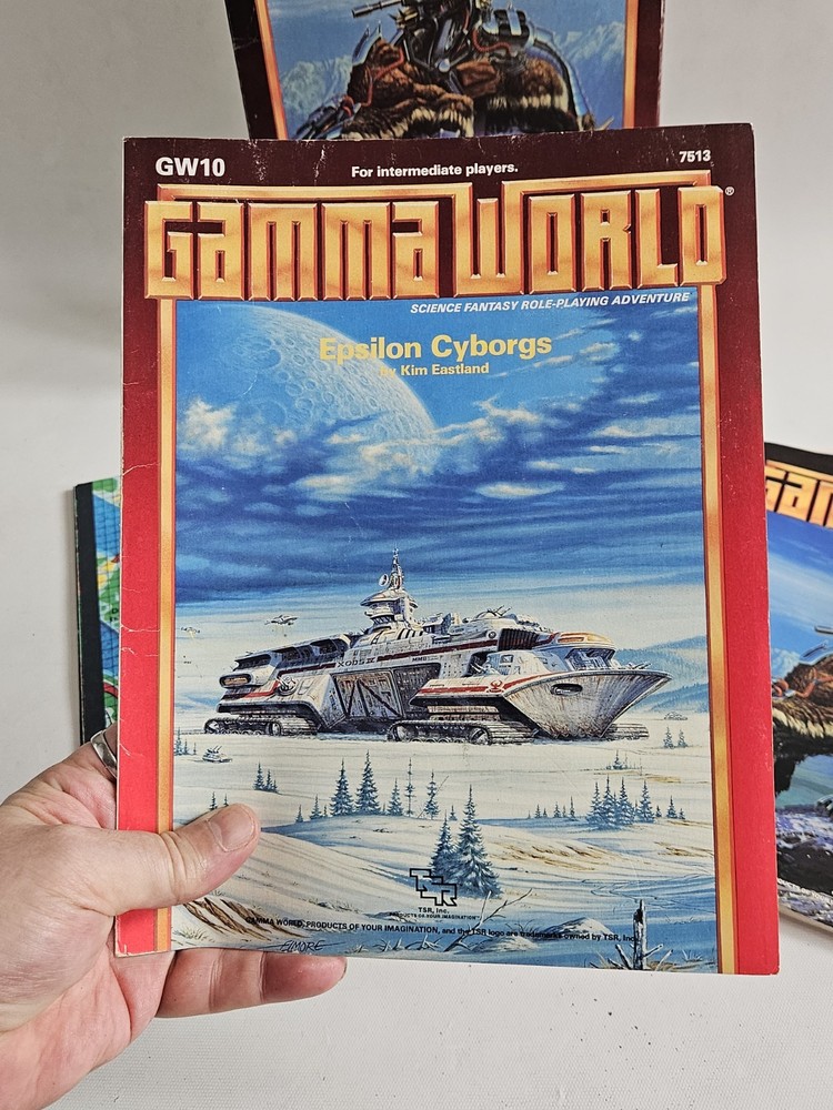 Gamma World RPG 3rd Edition Box Set 3e With Paperwork