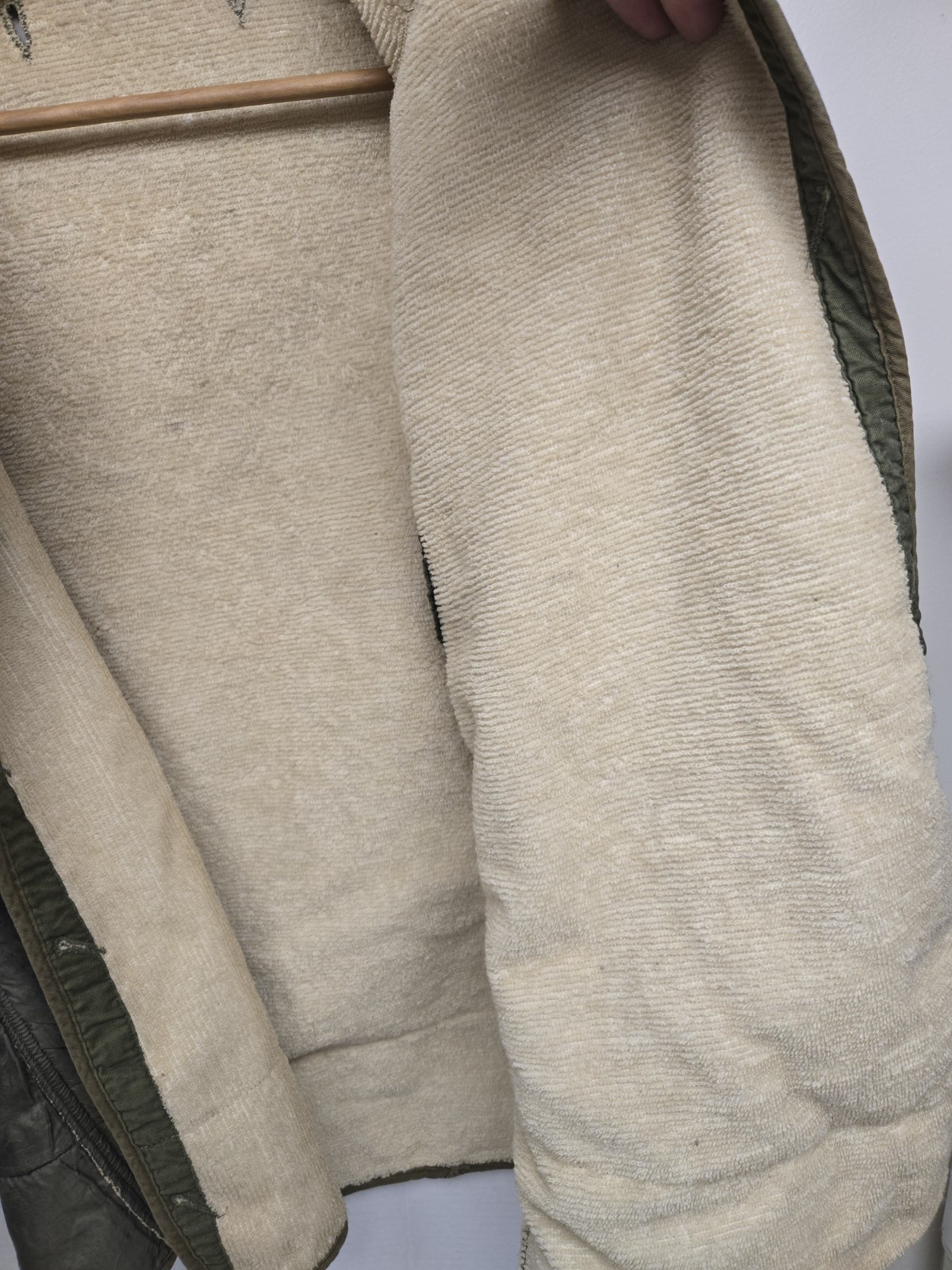 US Army M-1951 Field Jacket Liner M51 Korean War Vietnam OD Wool Pile Military