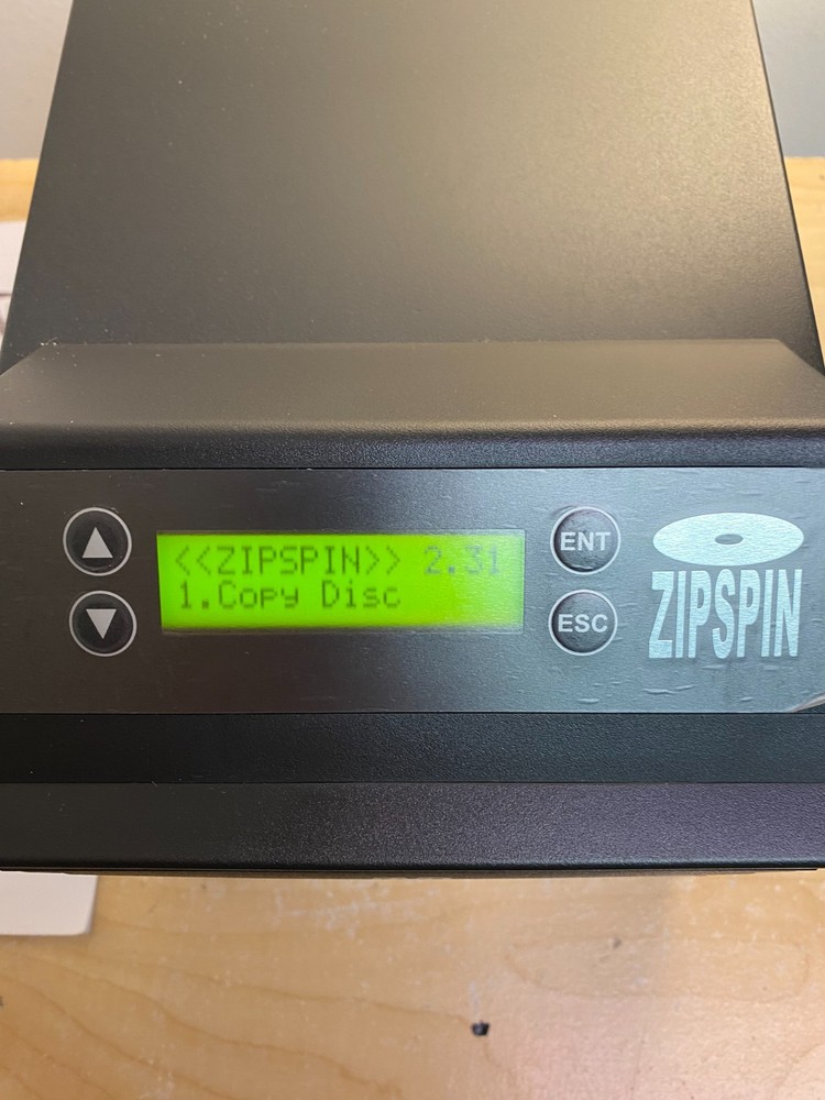 ZIPSPIN CD/DVD 121-PRO Duplicator Burner