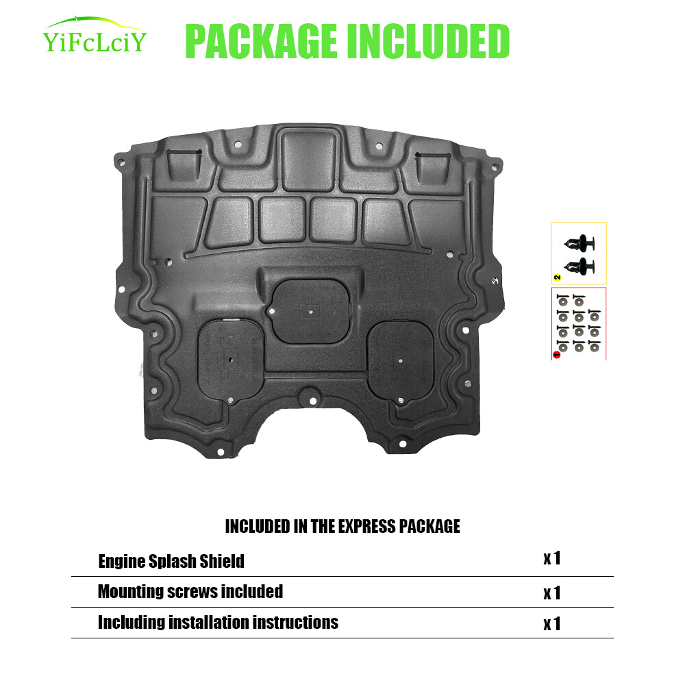 Thick Engine Splash Shield For Lexus IS300 IS350 18-20 Front Engine Guard Hard