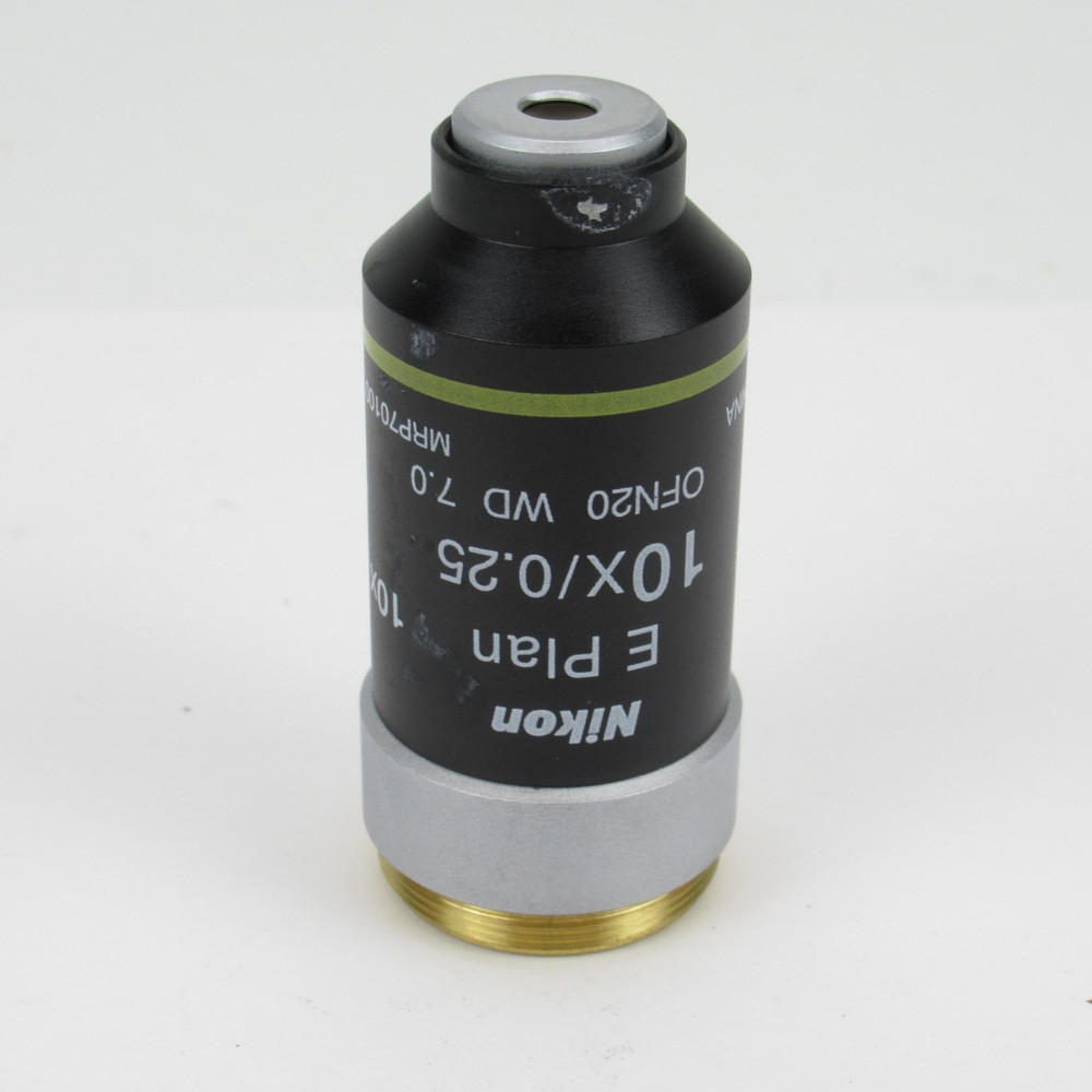 NIKON E PLAN 10X/0.25 INFINITY/- OFN20 MICROSCOPE OBJECTIVE FOR ECLIPSE SERIES