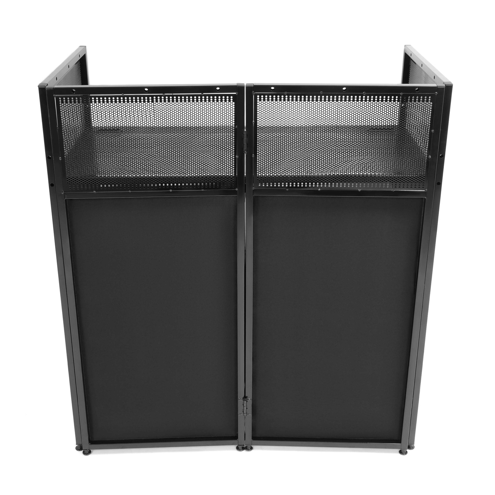 Portable DJ Table Stand Adjustable Booth Facade+Built in Flat Table w/Travel Bag