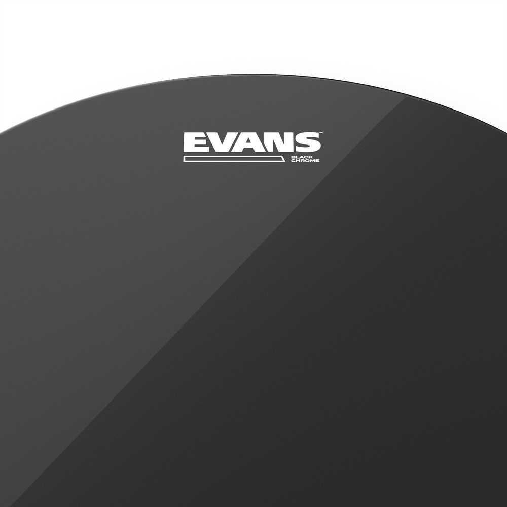 Evans Black Chrome Tom Drum Head, 8 Inch