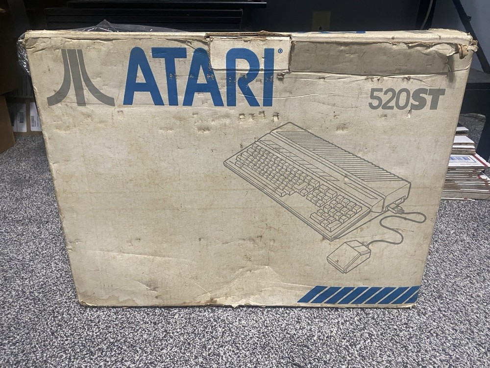 Vintage Atari 520ST Computer W/ Box - UNTESTED - Parts / Repair
