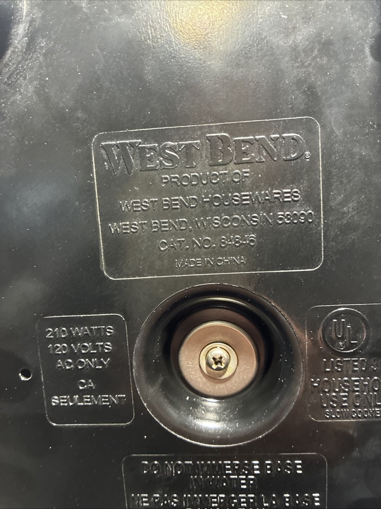West Bend Versatility Vintage Slow Cooler #84846