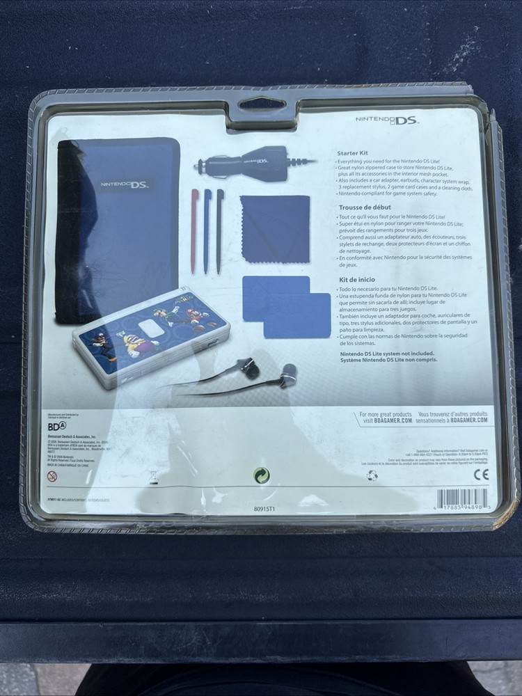 Nintendo DS Lite Super Mario Starter Kit - NEW in packaging