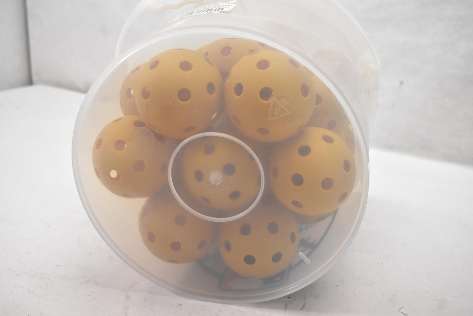 Franklin Sports 24 Indestruct-A-Ball Practice Balls 9 In Yellow Vented