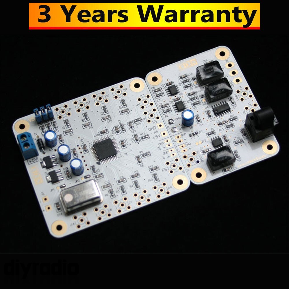 High-Precision Clock Board V6 and SPDIF Output Board for CD CD-ROM Turntable DIY