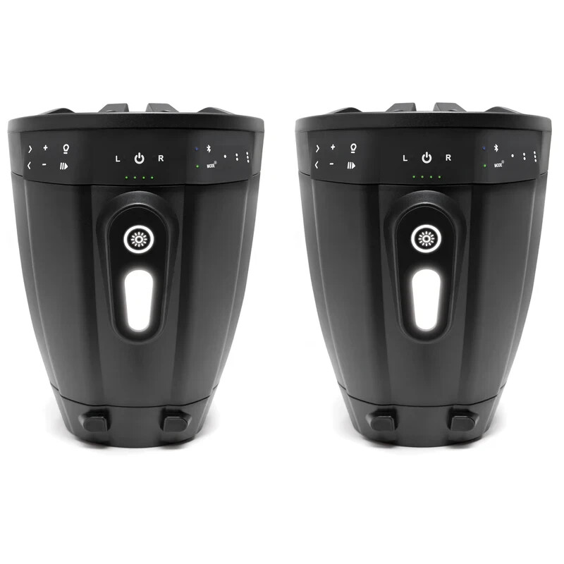 ECOXGEAR ExtremeTower Speakers TBB8 - Battery Powered Bluetooth Tower Speakers