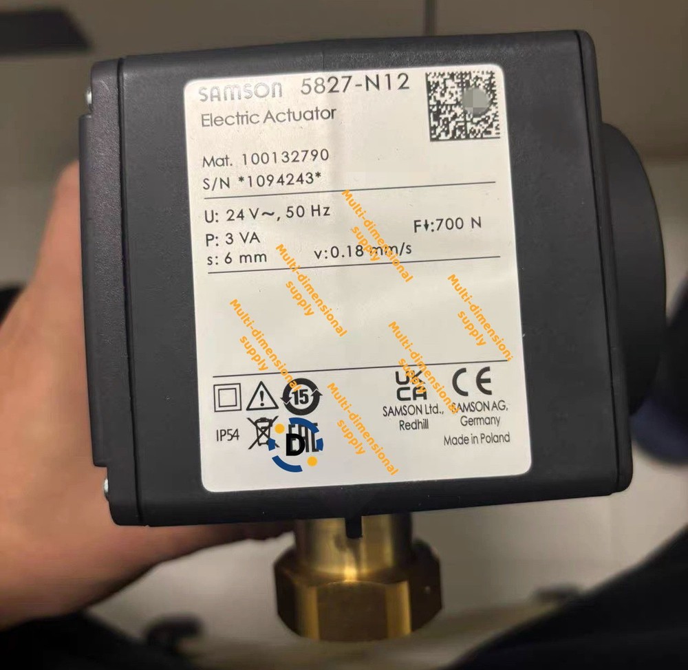 New 5827-N12 pneumatic actuator