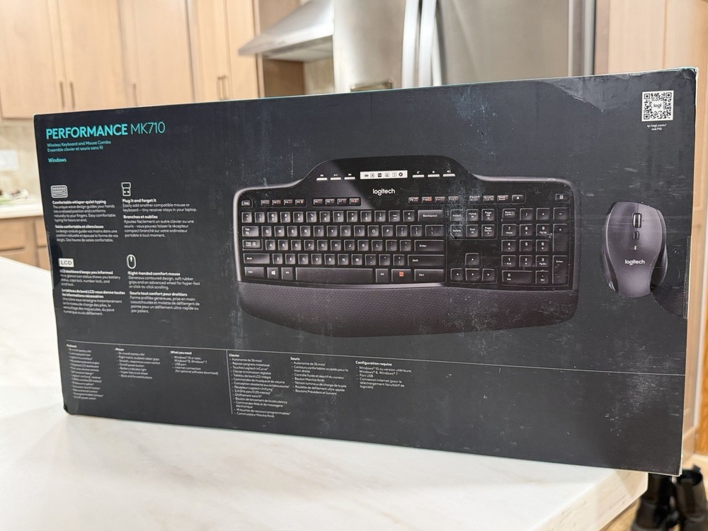 Logitech MK710 Performance Wireless Keyboard & Mouse Combo *SEALED* New