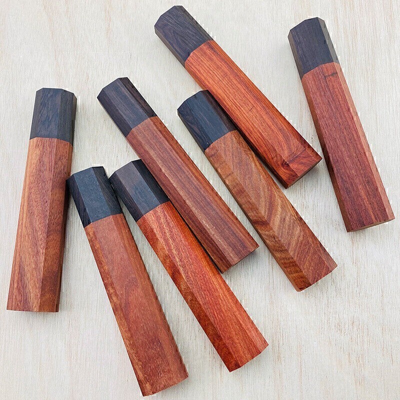 Japanese Style Kitchen Knife Octagonal Handle Chef's Cutter Grip DIY Replacement