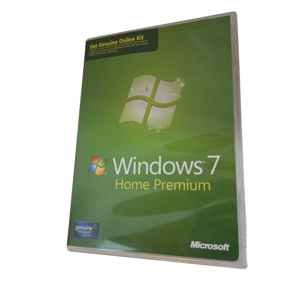 Microsoft Windows 7 Home Premium Full 32 Bit & 64 Bit DVDs