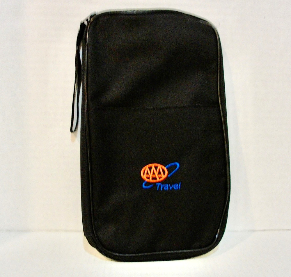AAA TRAVEL Auto Club So CA Zip Around Document Case
