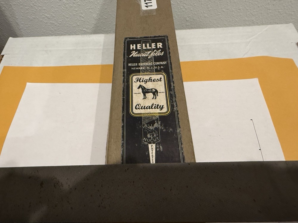 New Heller 16” Flat Smooth File, 2nd Cut
