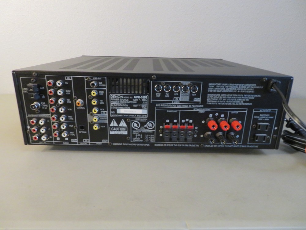 Denon AVR-1601 Precision Audio Component / AV Surround Receiver Tested NICE!