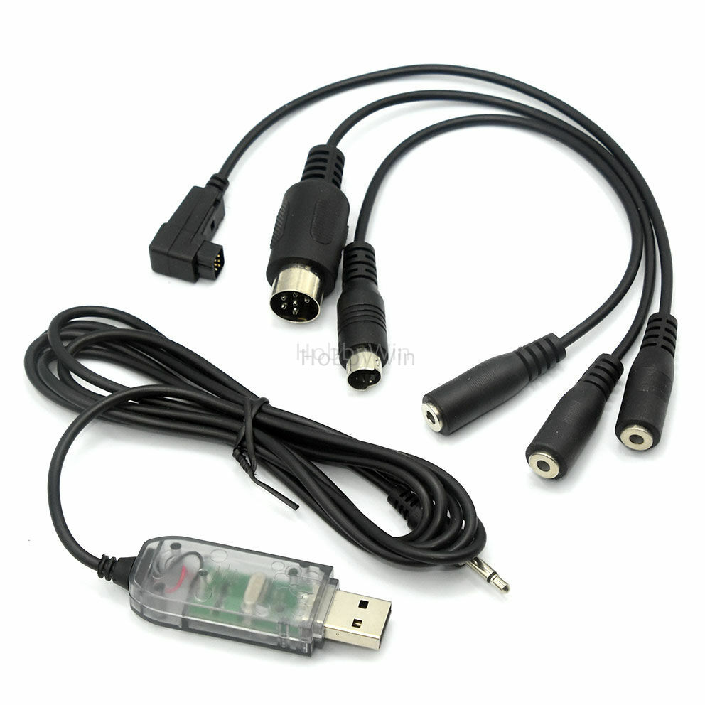 Dynam RC Flight USB Simulator Cable & Dongle Model Airplane Warbird Helicopter