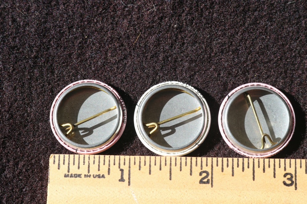 DAVID BOWIE "LETS DANCE" 3 BUTTON SET - VINTAGE - PROMO