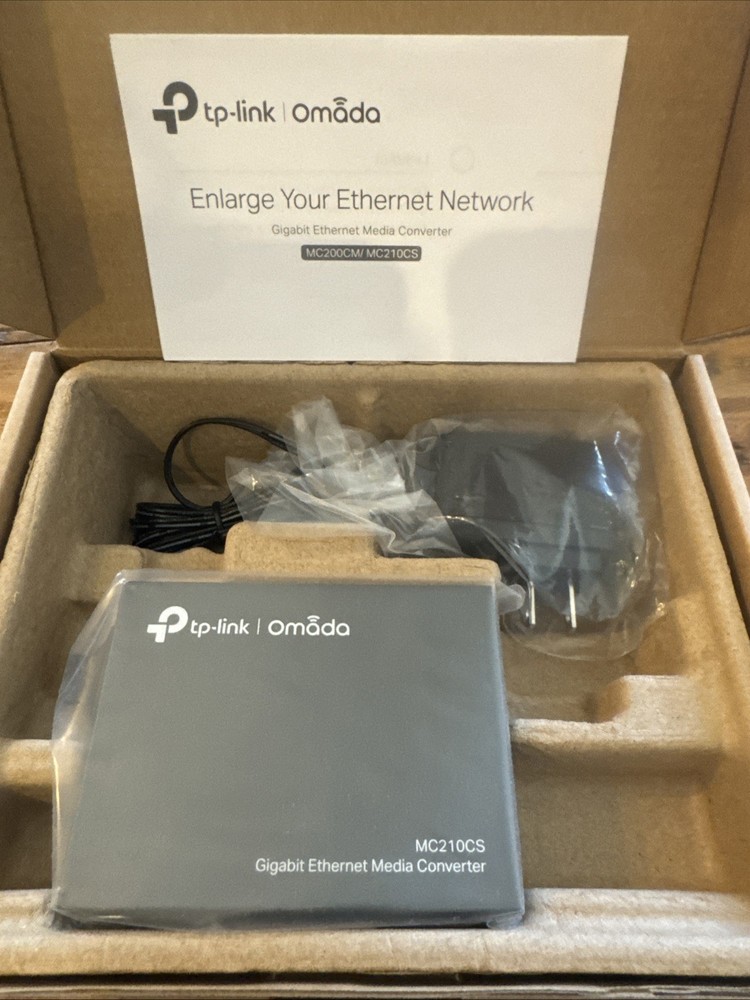 TP-LINK Omada MC210CS Gigabit Media Ethernet Converter