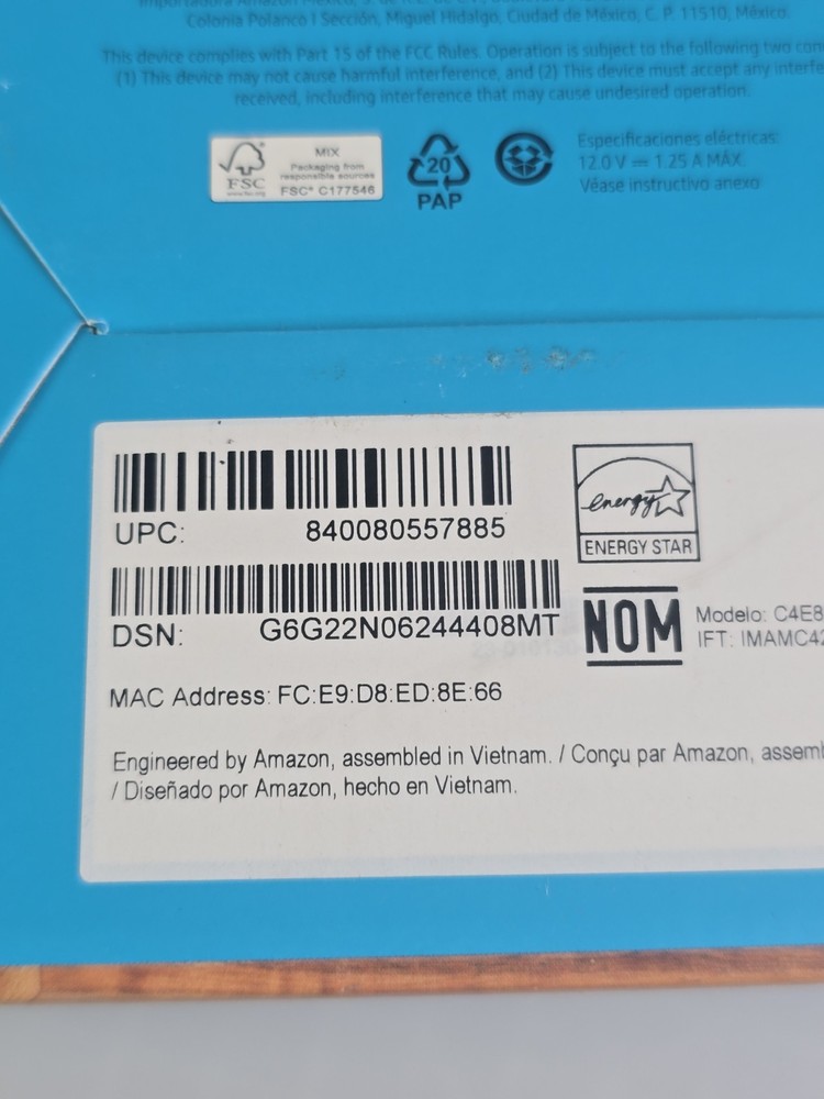 Amazon Echo Dot (5th Gen) Smart Speaker With Alexa & Clock Cloud FACTORY SEALED