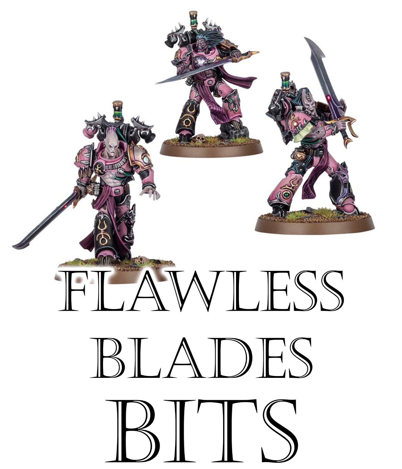 Warhammer 40k Emperor's Children Flawless Blades Bits, Games Workshop
