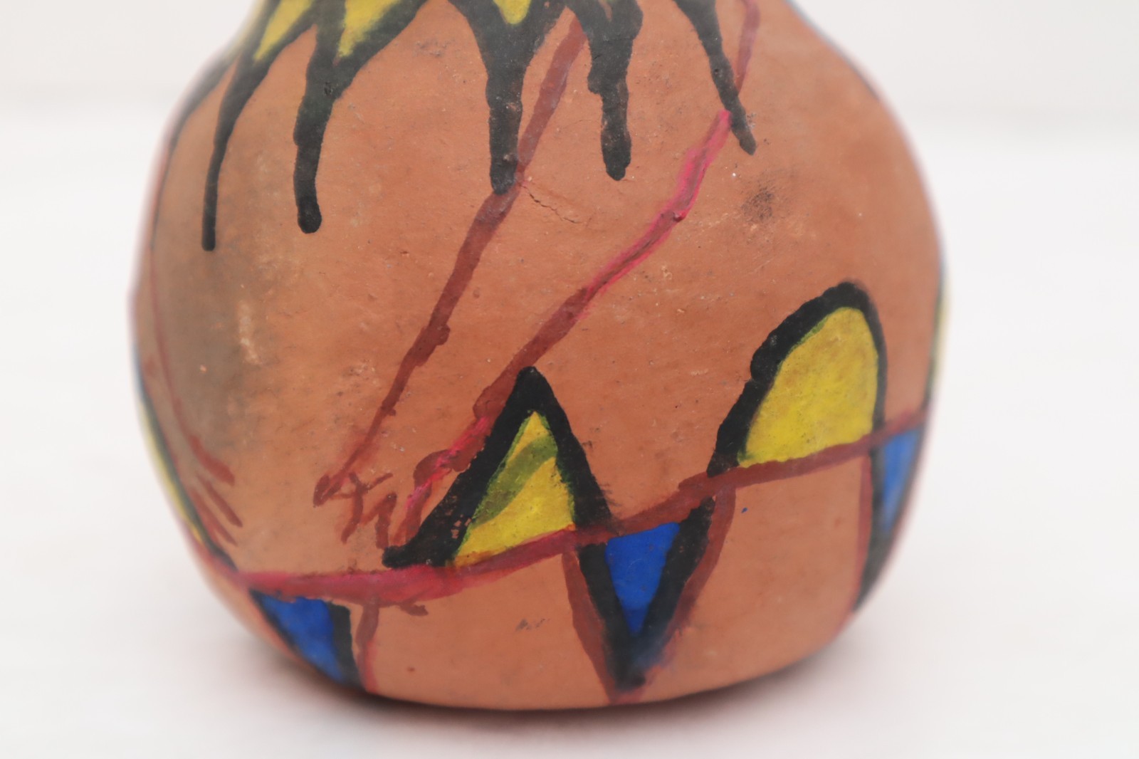 Antique Mojave Yuma Figural Effigy Pot Pottery Vessel 5.75" Native American