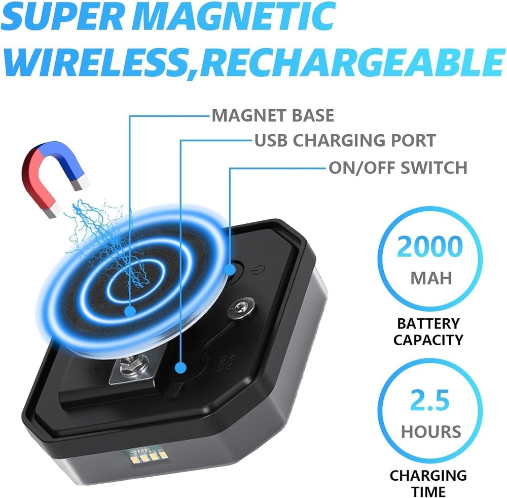 Upgraded Version Wireless Trailer Lights Magnetic Bluetooth Trailer Lights