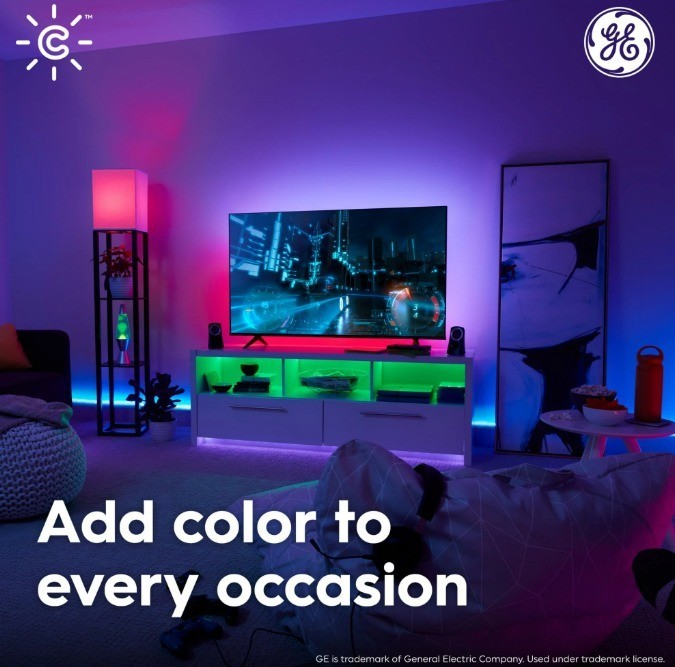 GE Cync LED Full Color Smart Light Strip Extension – 40" Indoor – BRAND NEW
