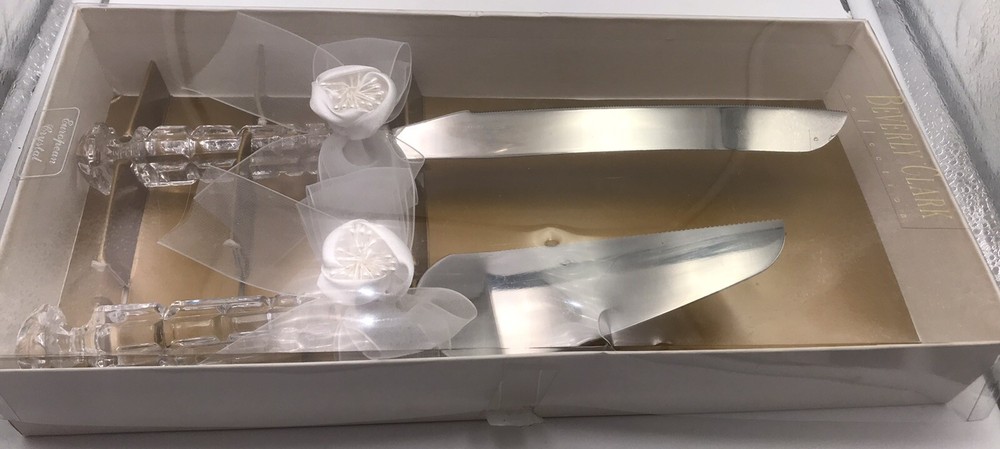 Beverly Clark Cake Knife & Server Set Wedding Collection 2pc