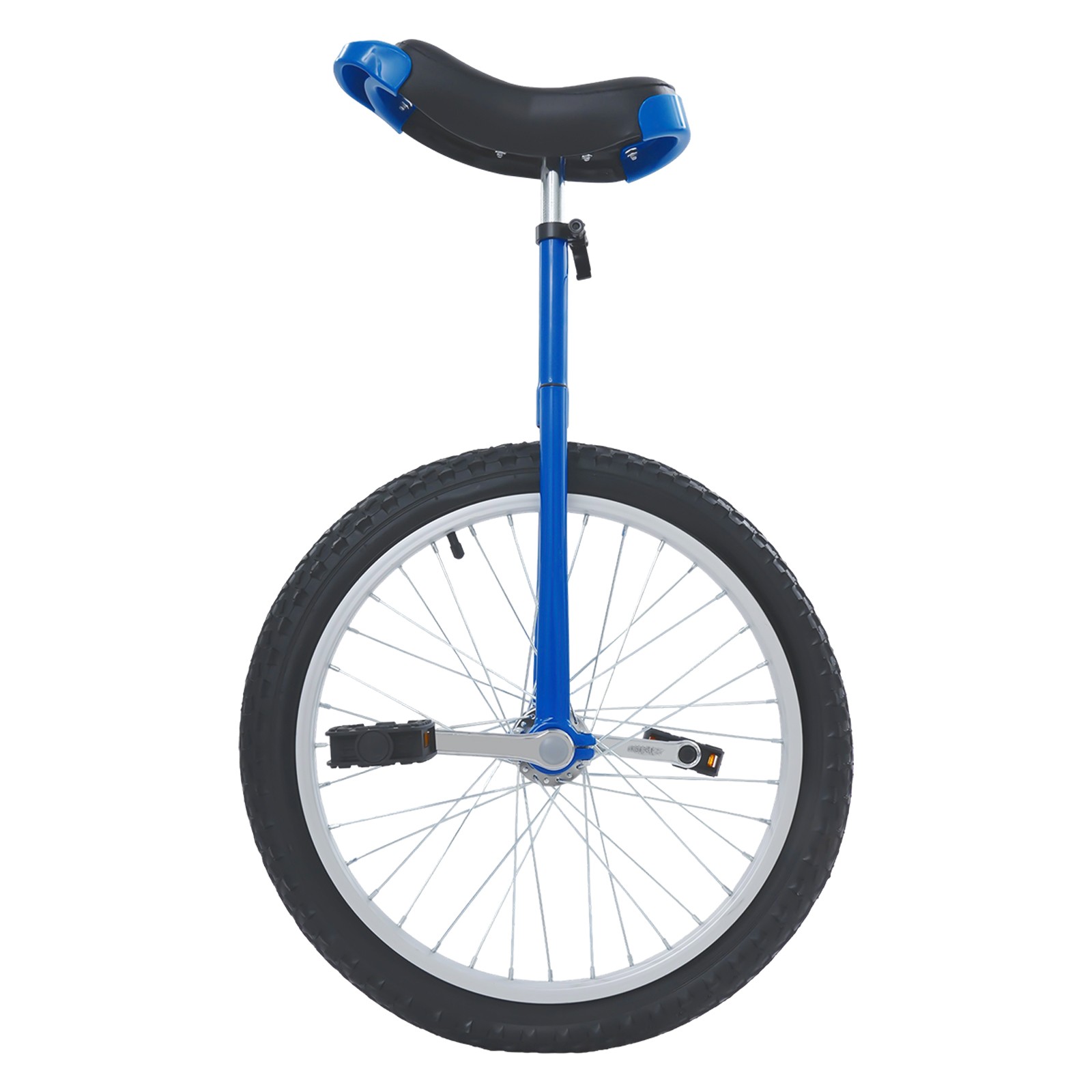 Blue 20inch Unicycle with Adjustable Height 78-90cm,Lightweight Outdoor Unicycle