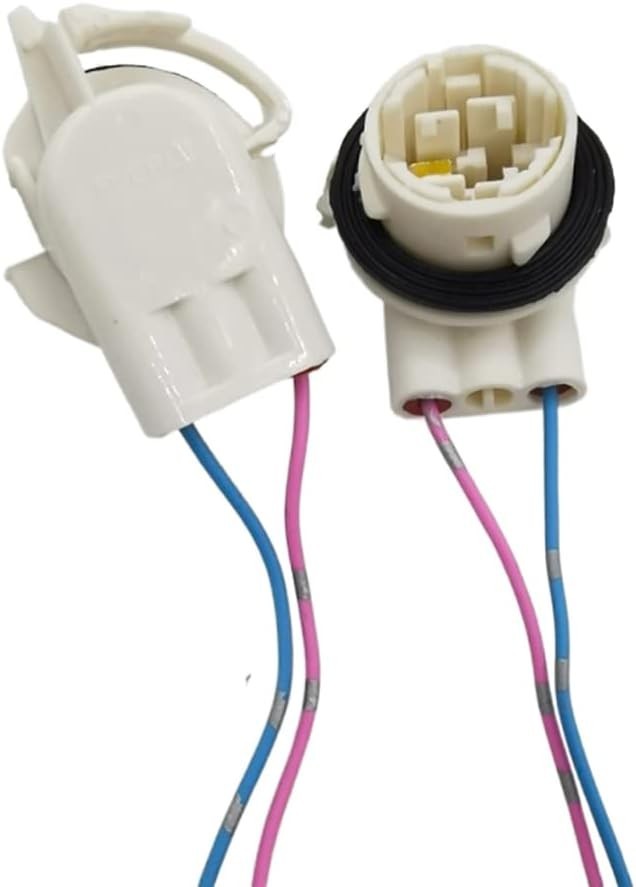 Wire Harness Pigtail Light Socket Compatible with LED and Standard Bulbs 3156