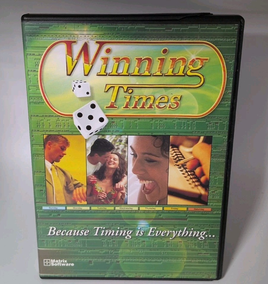Winning Times Matrix Astrology Software PC CD-ROM Version 1.01.01 B507