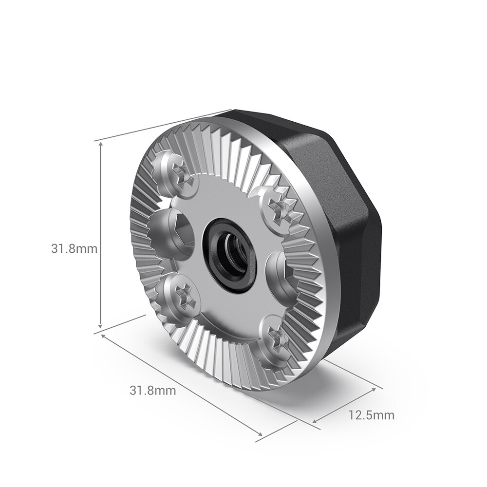 SmallRig Rosette Mount Adapter (Diameter 31.8mm) with M6 Thread & Hex Spanner