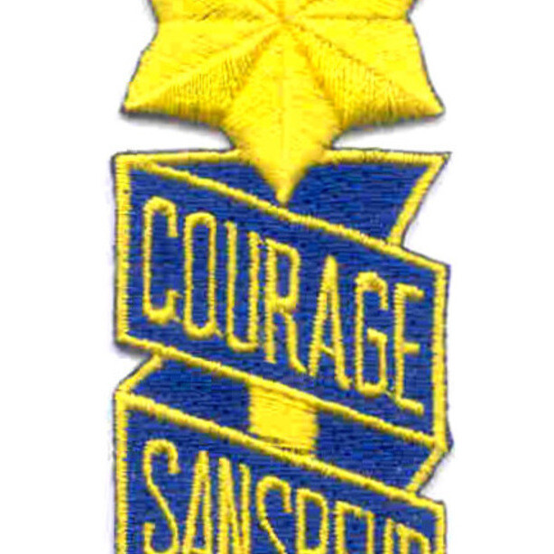 53rd Infantry Regiment Patch Courage Sanspeur