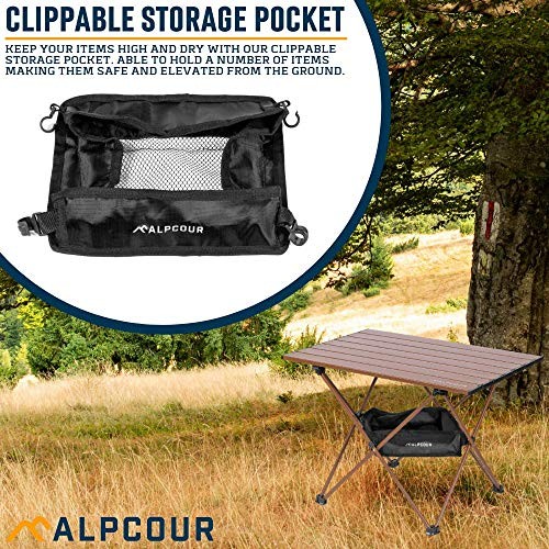 Portable Camping Table – Lightweight, Compact Folding Side Table Small Coffee