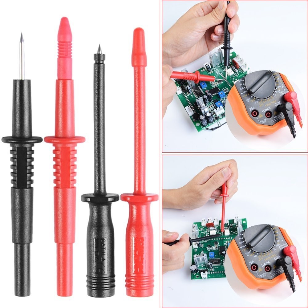Safety Multimeter Probe Set with Alligator Clips