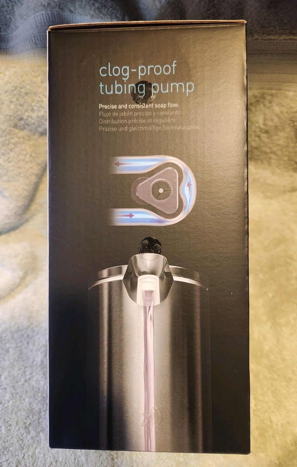 Simplehuman Rechargeable Sensor Pump 9 Oz Liquid Soap Dispenser Drip Proof new