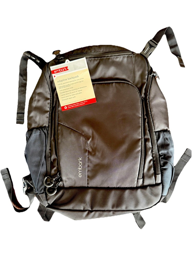NEW Embark 17" ADAPTIVE BACKPACK Wheelchair/Handicapped accessible
