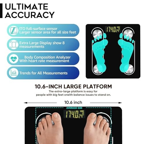 Digital Simple Scale with Led Display Practical Body Fat Scale, Bathroom Scale