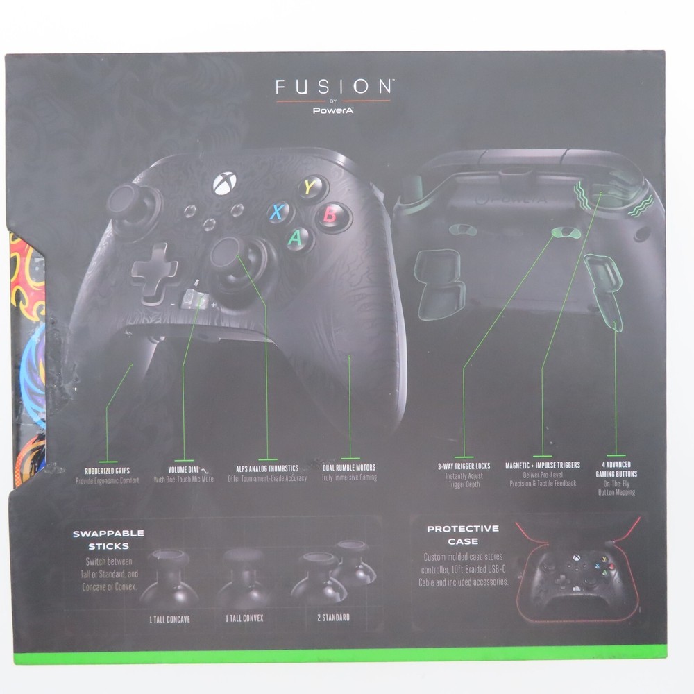 PowerA Fusion Pro 3 Midnight Shadow Wired Mappable Controller for Xbox