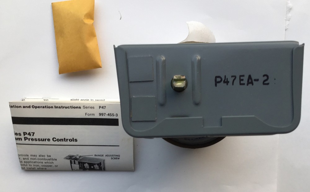 Johnson Controls Presure Switch P47EA-2