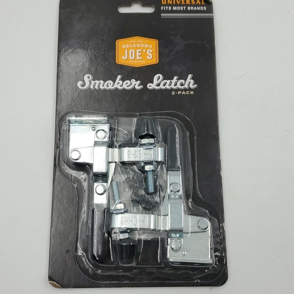 Smoker Latch Kit, 2-Pack, Silver
