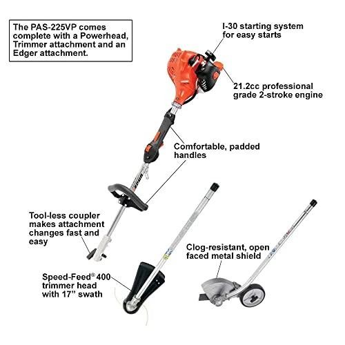 Echo 21.2 cc Gas 2-Stroke Attachment Capable Straight Shaft String Trimmer with
