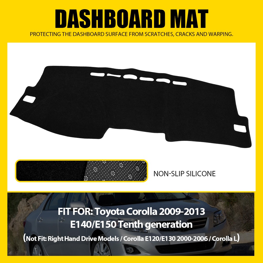 Dashboard Cover Dashmat Dash Mat Cover Dash Pad For Toyota Corolla 2009-2013 EAH