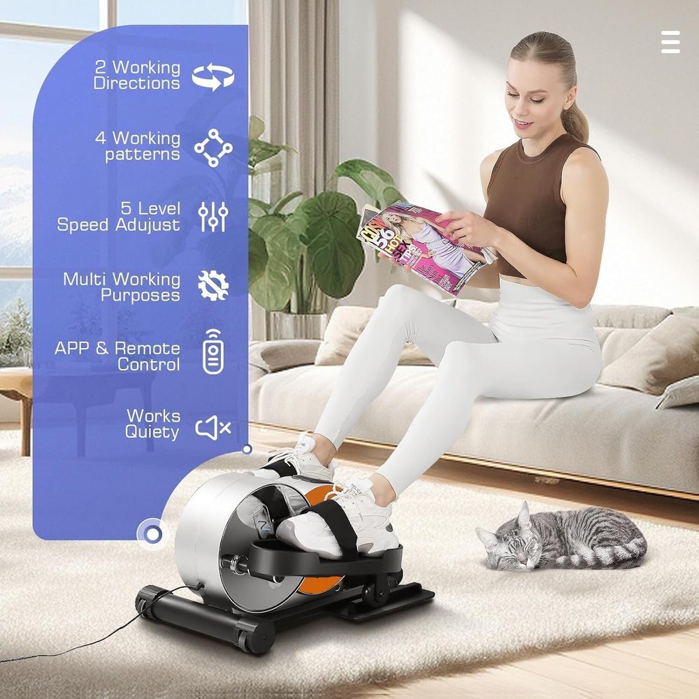 High-End, Portable, Mini Leg Exerciser While Sitting. Perfect for Seniors