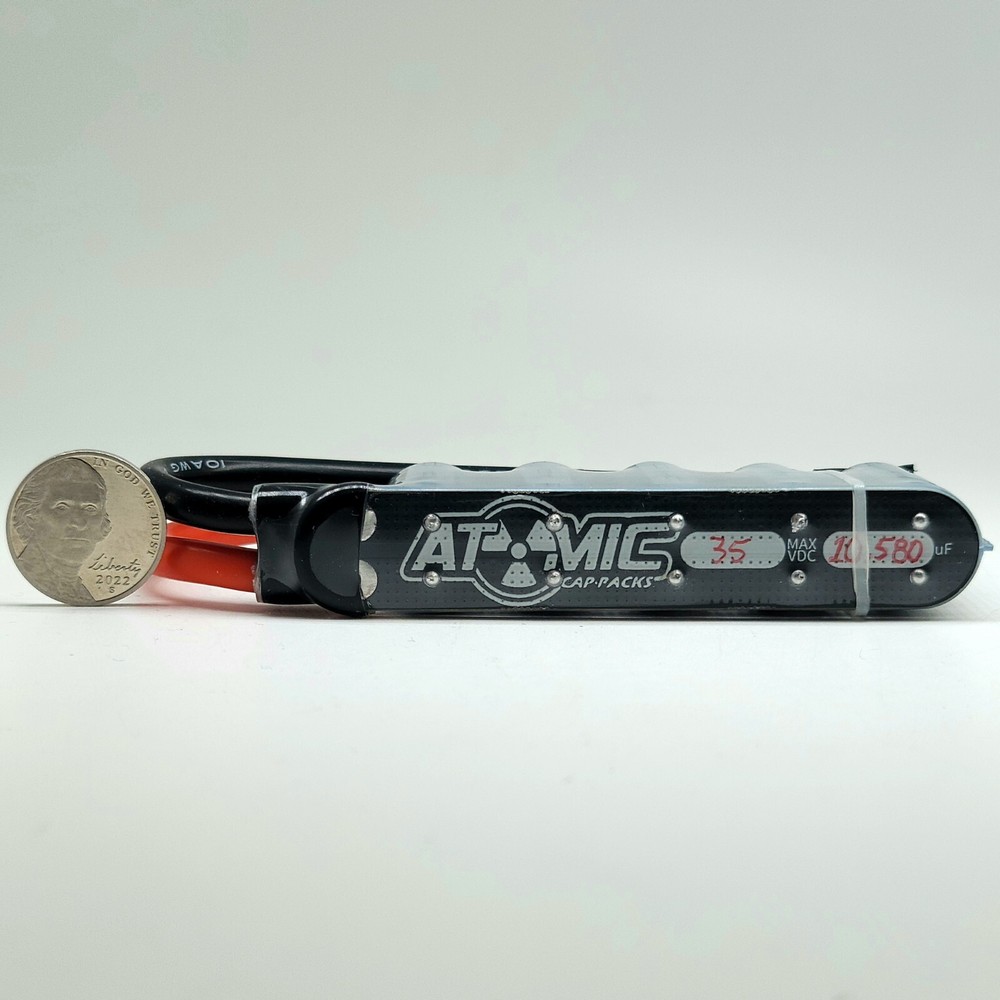 ATOMIC Linear RC Cap Pack /ESC Pack / 3-8S / 10,000uF Minimum / 35V / USA