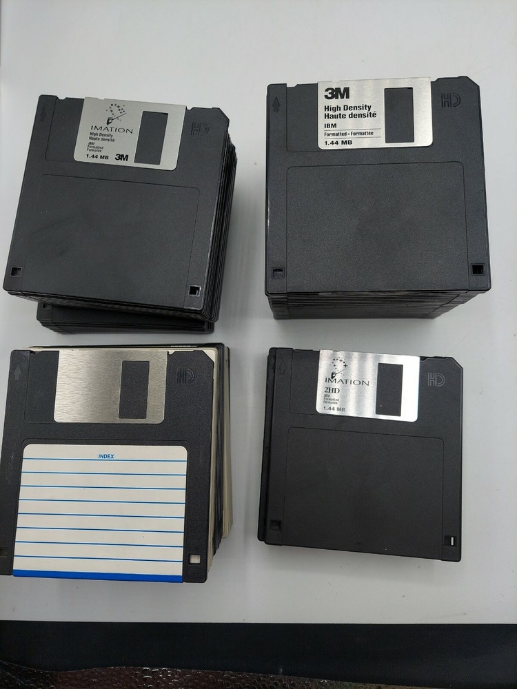 70+ 3.5" DS/HD Diskettes Used