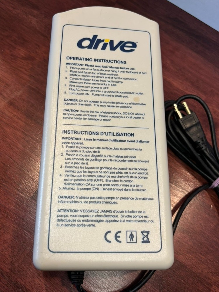 Drive Medical 14005E Med Aire Variable Pressure Pump System