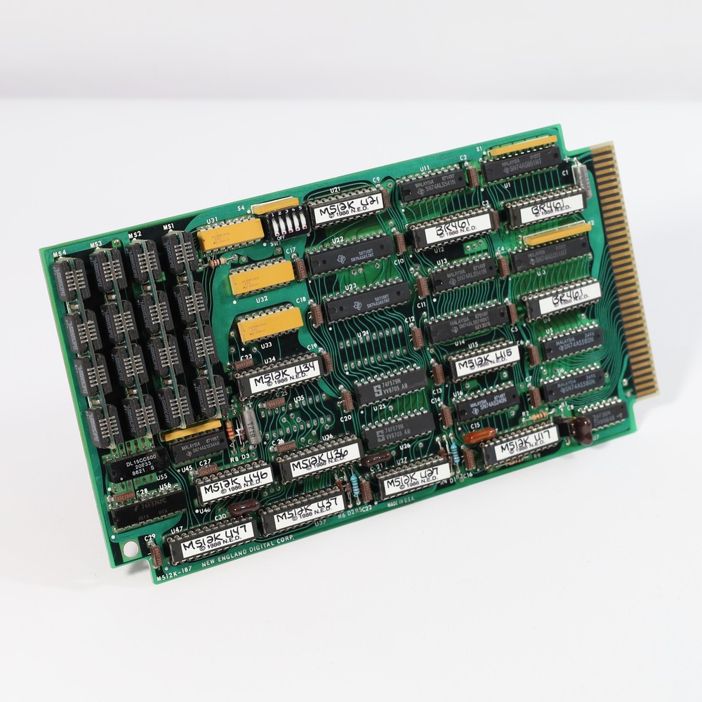 New England Digital Synclavier M512K Computer Bin Card